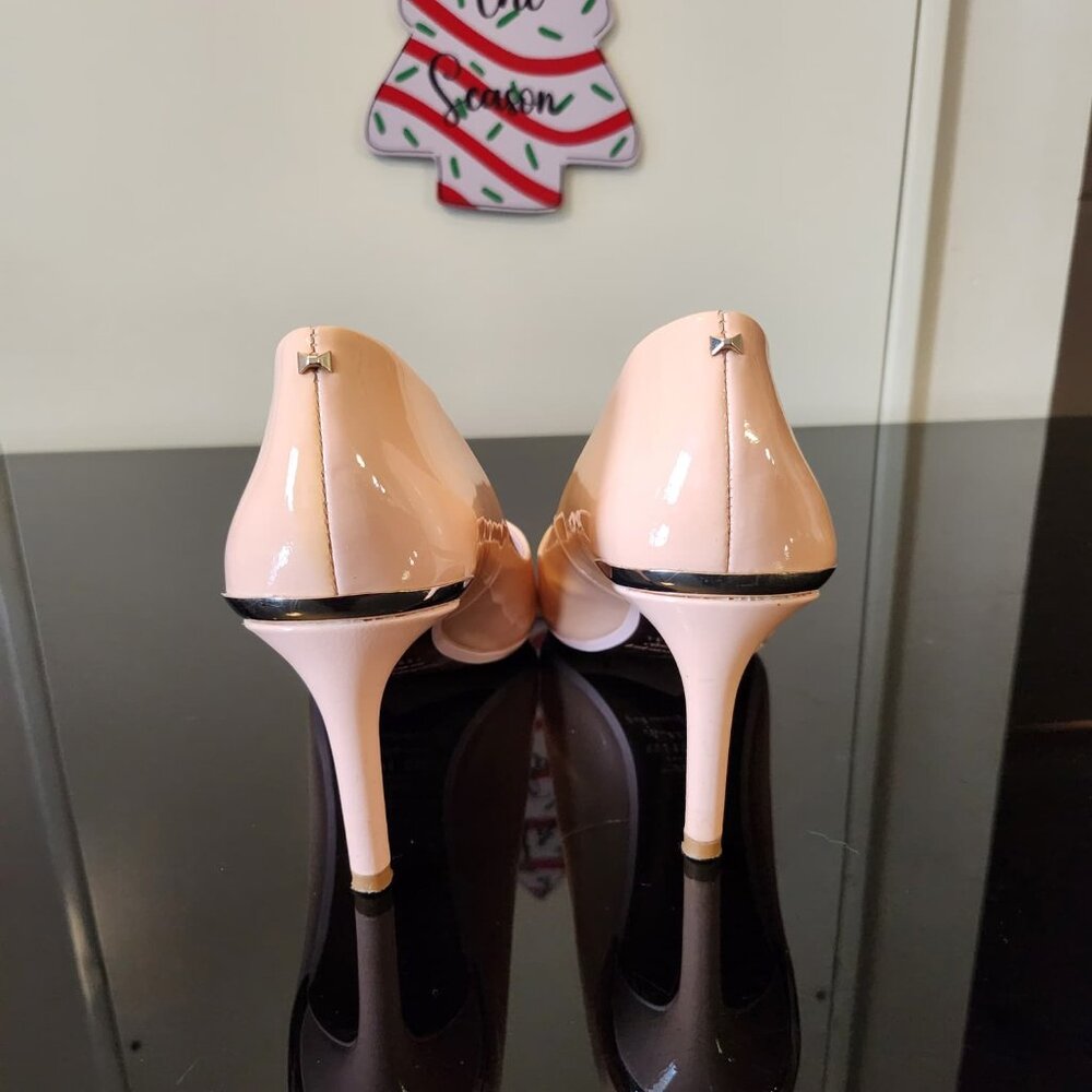 Ted Baker London Blush Pink Patent Pointed-Toe Pumps - Picture 4 of 6
